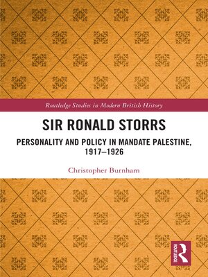 cover image of Sir Ronald Storrs